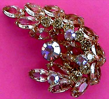 a beautiful vintage costume jewelry bridal necklaces