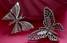 a beautiful vintage costume jewelry bridal brooch