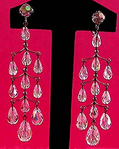 a beautiful vintage costume jewelry bridal necklaces
