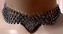 a beautiful vintage costume jewelry earrings unsigned