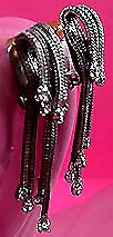 a beautiful vintage costume jewelry bridal earrings