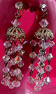 a beautiful vintage costume jewelry bridal necklaces