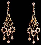 a beautiful Juliana vintage costume jewelry necklace, bracelet and earrings
