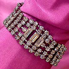 a beautiful vintage costume jewelry bridal necklaces