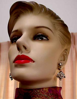 a beautiful vintage costume jewelry bridal earrings