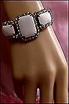 a beautiful Juliana vintage costume jewelry necklace, bracelet and earrings