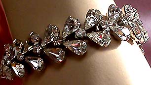 a beautiful vintage costume jewelry parure