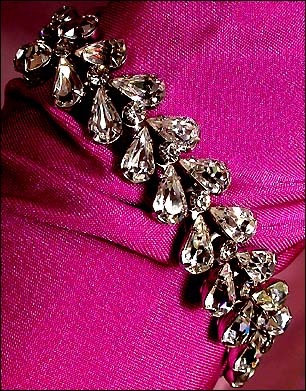 a beautiful vintage costume jewelry parure
