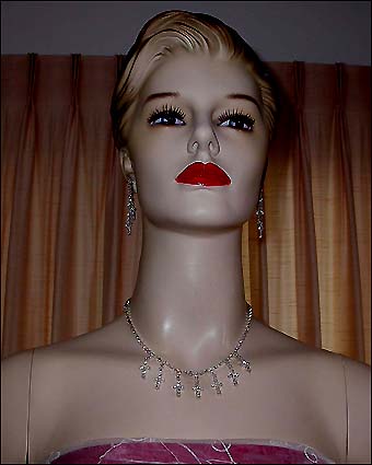 a beautiful vintage costume jewelry parure