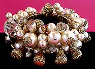 a beautiful vintage costume jewelry Juliana earrings unsigned