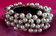 a beautiful vintage costume jewelry bridal earrings unsigned