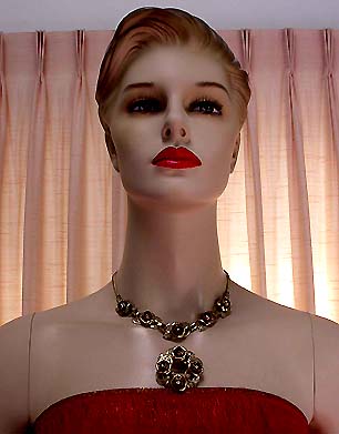 a beautiful vintage costume jewelry parure