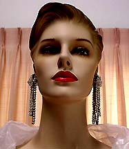 a beautiful vintage costume jewelry bridal earrings unsigned