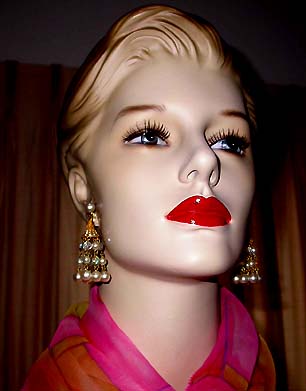 a beautiful vintage costume jewelry bridal necklaces