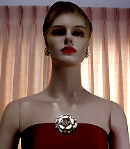 a beautiful vintage costume jewelry Juliana earrings unsigned