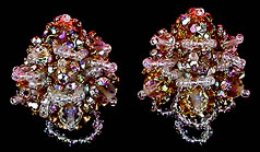 a beautiful Juliana vintage costume jewelry necklace, bracelet and earrings