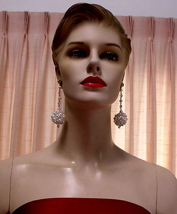 a beautiful vintage costume jewelry bridal necklaces