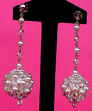 a beautiful Juliana vintage costume jewelry necklace, bracelet and earrings