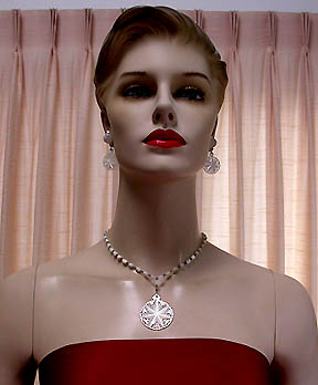 a beautiful vintage costume jewelry parure
