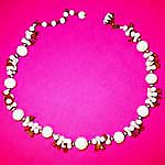 a beautiful vintage costume bridal jewelry necklace Miriam Haskell