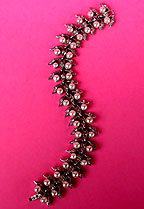 a beautiful vintage costume jewelry Juliana bracelet unsigned