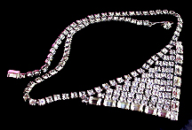 a beautiful vintage costume jewelry earrings unsigned