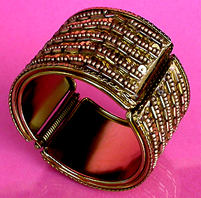 a beautiful vintage costume jewelry bridal bracelet