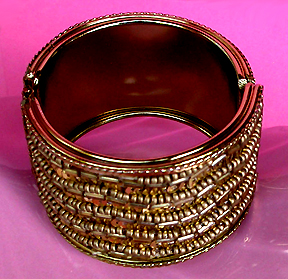 a beautiful vintage costume jewelry bridal bracelet