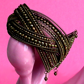 a beautiful vintage costume jewelry bridal bracelet