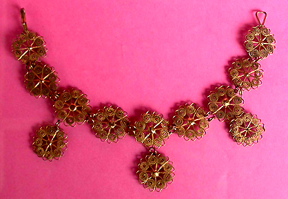a beautiful vintage costume jewelry bridal bracelet