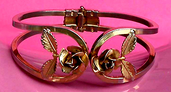 a beautiful vintage costume jewelry bridal bracelet