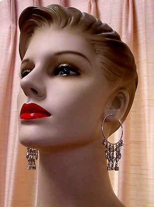 a beautiful vintage costume jewelry bridal necklaces