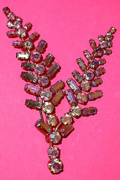 a beautiful vintage costume jewelry bracelet