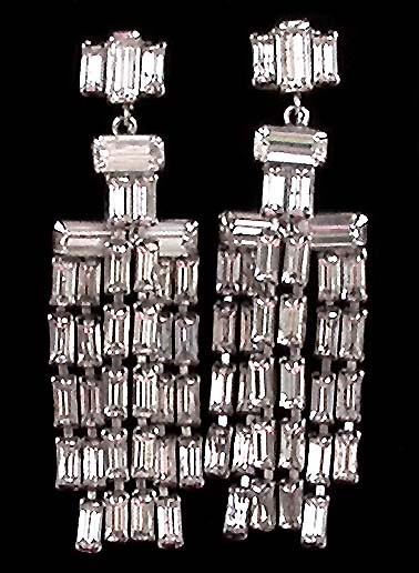 a beautiful vintage costume jewelry bridal necklaces