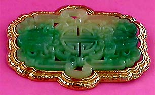 a beautiful vintage costume jewelry brooch unsigned