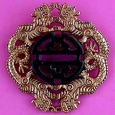 a beautiful vintage costume jewelry brooch unsigned