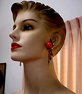 a beautiful vintage costume jewelry Juliana earrings unsigned