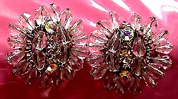 a beautiful vintage costume jewelry Juliana earrings unsigned