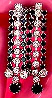 a beautiful vintage costume jewelry Juliana earrings unsigned