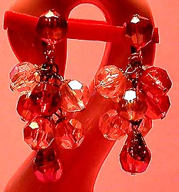 a beautiful vintage costume jewelry Juliana earrings unsigned