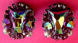 a beautiful vintage costume jewelry Juliana earrings unsigned