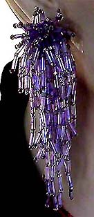 a beautiful VINTAGE COSTUME ESTATE ANTIQUE JEWELRY EARRINGS unsigned