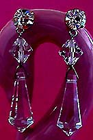 a beautiful vintage costume jewelry Juliana earrings unsigned