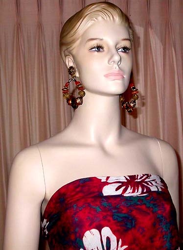 a beautiful VINTAGE COSTUME ESTATE ANTIQUE JEWELRY EARRINGS unsigned