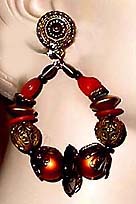 a beautiful vintage costume jewelry Juliana earrings unsigned