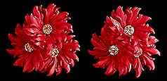 a beautiful vintage costume jewelry Juliana earrings unsigned