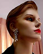 a beautiful vintage costume jewelry Juliana earrings unsigned