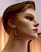 a beautiful vintage costume jewelry Juliana earrings unsigned