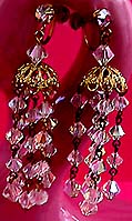 a beautiful vintage costume jewelry Juliana earrings unsigned