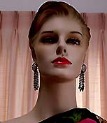 a beautiful vintage costume jewelry Juliana earrings unsigned